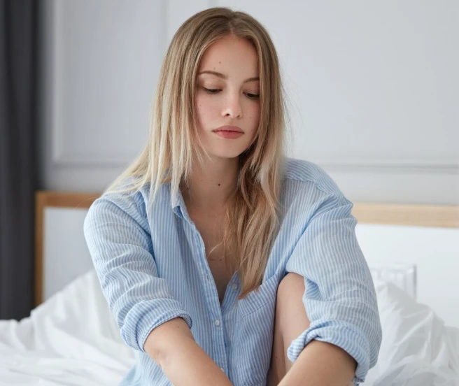 девушка нуждающаяся в лечении орторексии